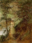 Frederick Mccubbin The Letter oil on canvas